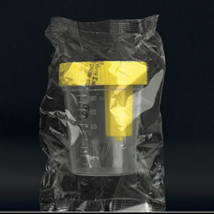 URINTRANSFER® CONTENITORE 120ml PER URINA IN POLIPROPILENE, CON SISTEMA DI ASPIRAZIONE PER PROVETTE SOTTOVUOTO, STERILE