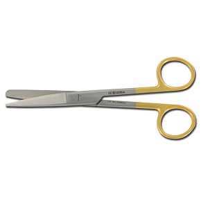 FORBICE RETTA PUNTE ALTERNE 14,5cm IN TUNGSTENO