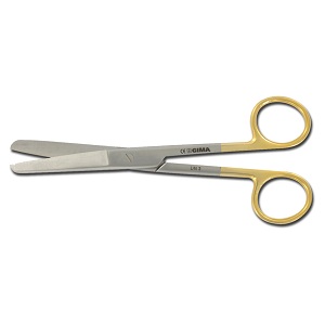FORBICE RETTA PUNTE SMUSSE - 14,5 cm IN TUNGSTENO