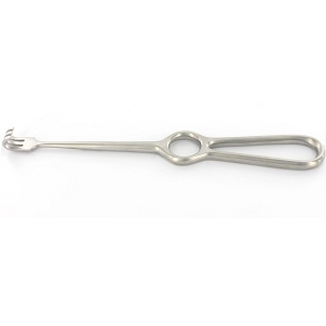 RETRATTORE VOLKMAN a 3 DENTI 22 cm