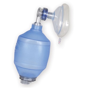 PALLONE RIANIMAZIONE IN SILICONE ADULTI CON MASCHERINA