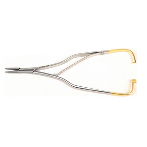 PINZA PORTA AGHI ARRUGA 16cm punte lisce IN TUNGSTENO