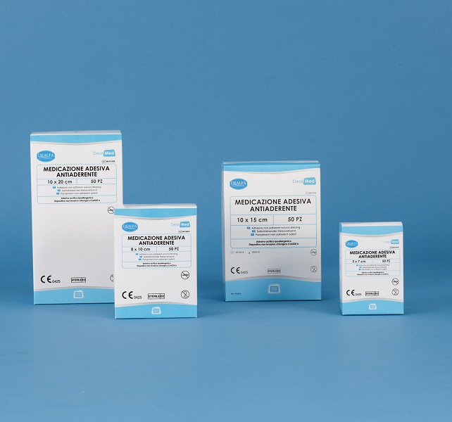 MEDICAZIONE ADESIVA ANTIADERENTE IN TNT STERILE