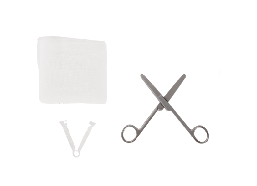 SET PROCEDURALE OSTETRICIA E GINECOLOGIA CON KLAMP OMBELICALE