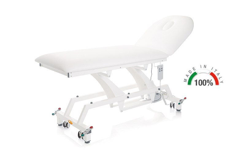 LETTINO PER VISITA ELETTRICO – Piano da 68cm con ruote – Made in Italy – Lytus